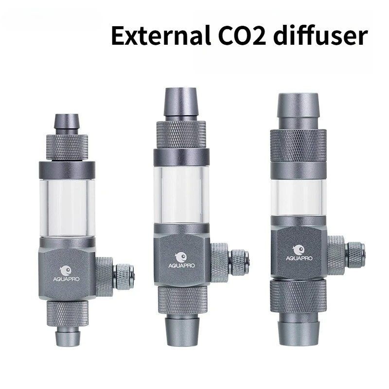 AQUAPRO-atomizador de CO2 externo, pulverizador difusor, peceras de acuario, filtro de Akvarium, accesorios de cubo, suministros de dióxido de carbono