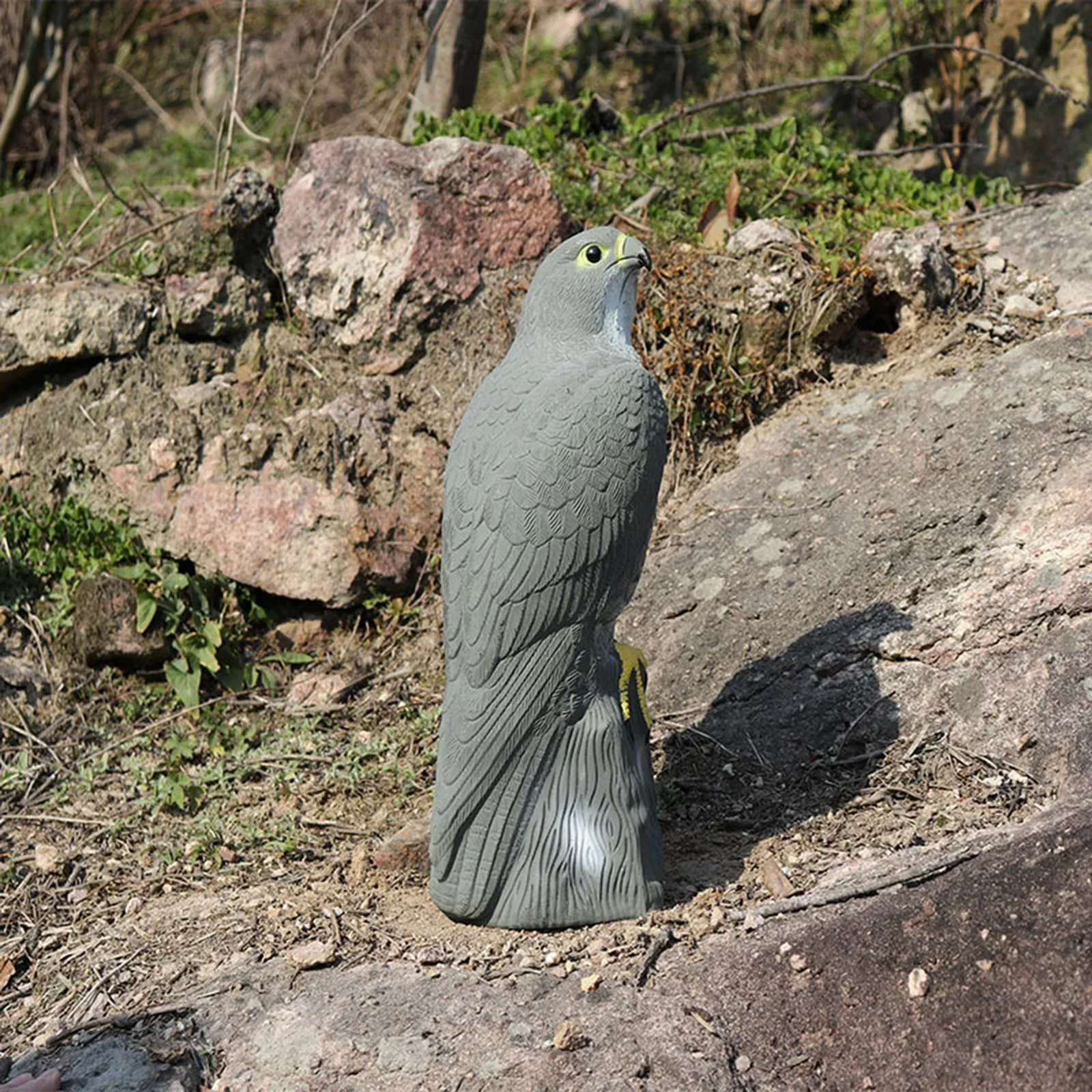 Estatua de águila de simulación, adornos para el salón, decoración del hogar, artesanías artificiales, escultura de jardín, decoración de Patio, porche y Patio