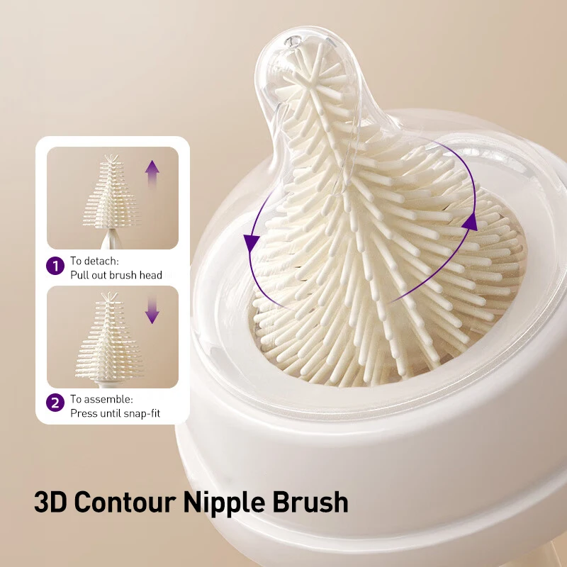 Avent Juego de limpieza de biberones para bebés, herramienta de limpieza de cocina para biberones