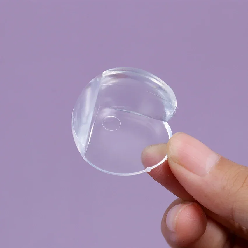 Protectores para las esquinas de las mesas a prueba de niños - 16 PCS Protectores de bordes esféricos transparentes seguridad para niños
