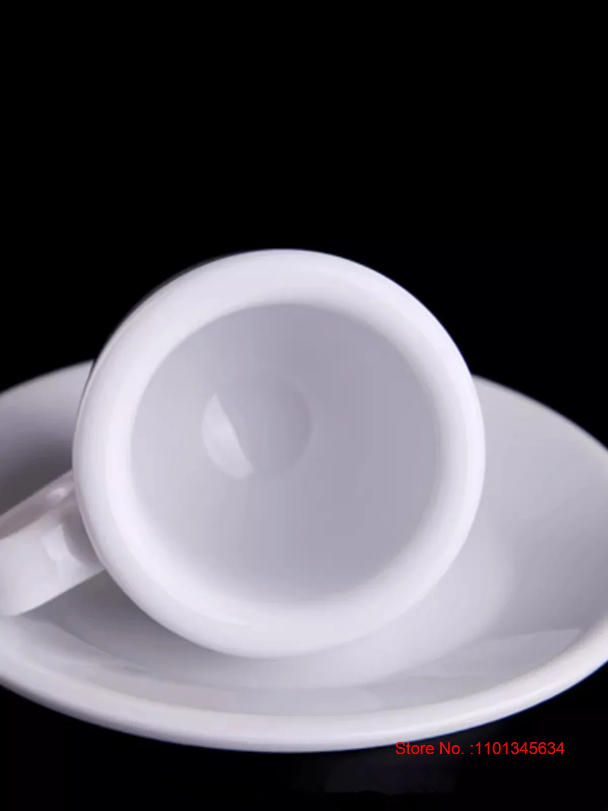 Juego de Tazas y Platillos para Espresso Nuova Point Esp, Recomendado por Baristas Profesionales de Competición, Taza de Café Italiana para Concursos, Extra Gruesa de 9 mm