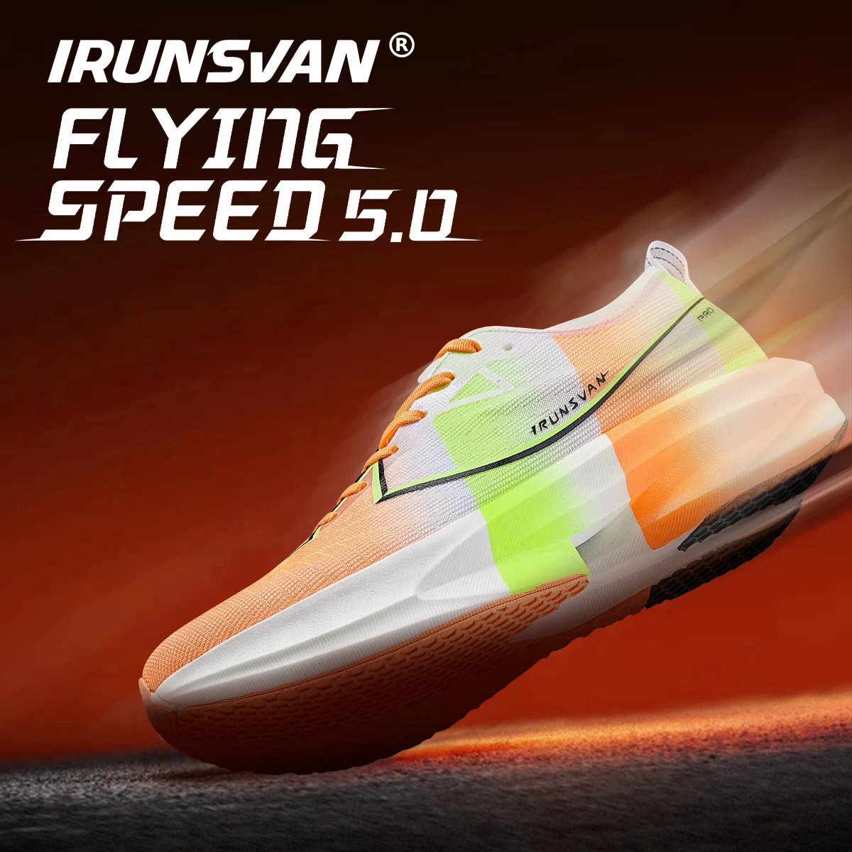 IRUNSVAN Rapid 5,0 placa de carbono maratón entrenamiento profesional zapatillas para correr amortiguador rápido absorbente de golpes rebote ultraligero Sp