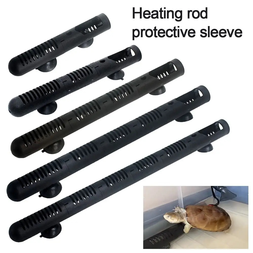 Protector de calentador de tanque de peces, útil cubierta de protección de calentador resistente al calor, funda protectora de varilla de calefacción eléctrica para acuario