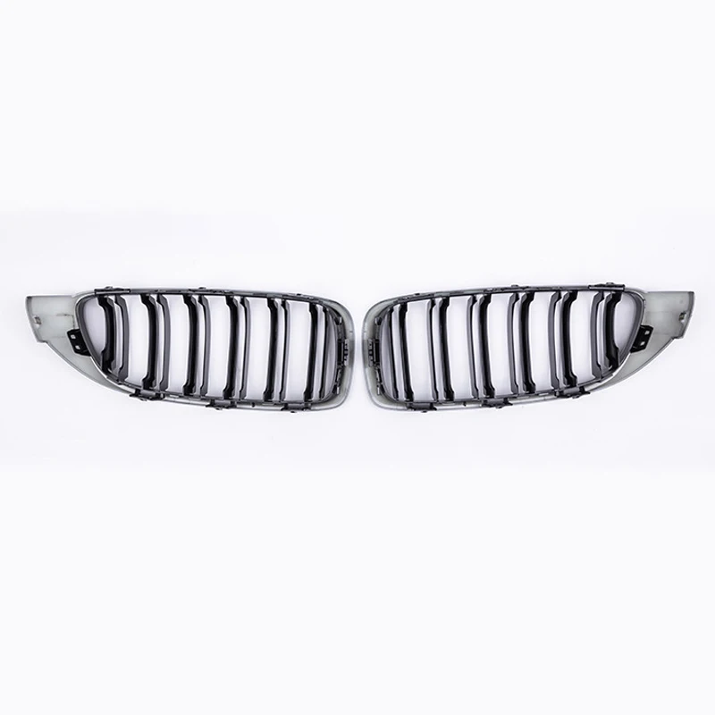 Rejilla delantera de parachoques para coche, accesorio de color negro brillante de doble listón para BMW serie 4, F32, F33, F36, M3, F80, M4, F82, 12-18