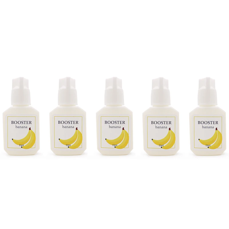 10 botellas de pegamento de plátano para extensión de pestañas, 15ml, imprimación de plátano de Corea, adhesivo transparente para pestañas, herramientas de maquillaje, tienda de belleza