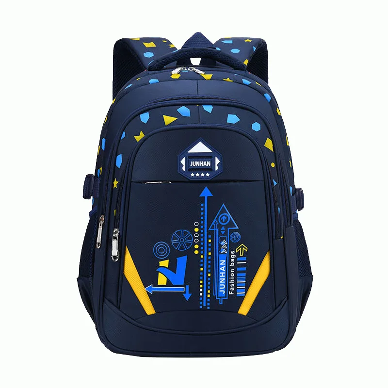 Bolso de hombro para niños, Mochila con patrón geométrico para chico, Mochila escolar primaria, Mochila para adolescentes y niñas, Mochila impermeable para libros