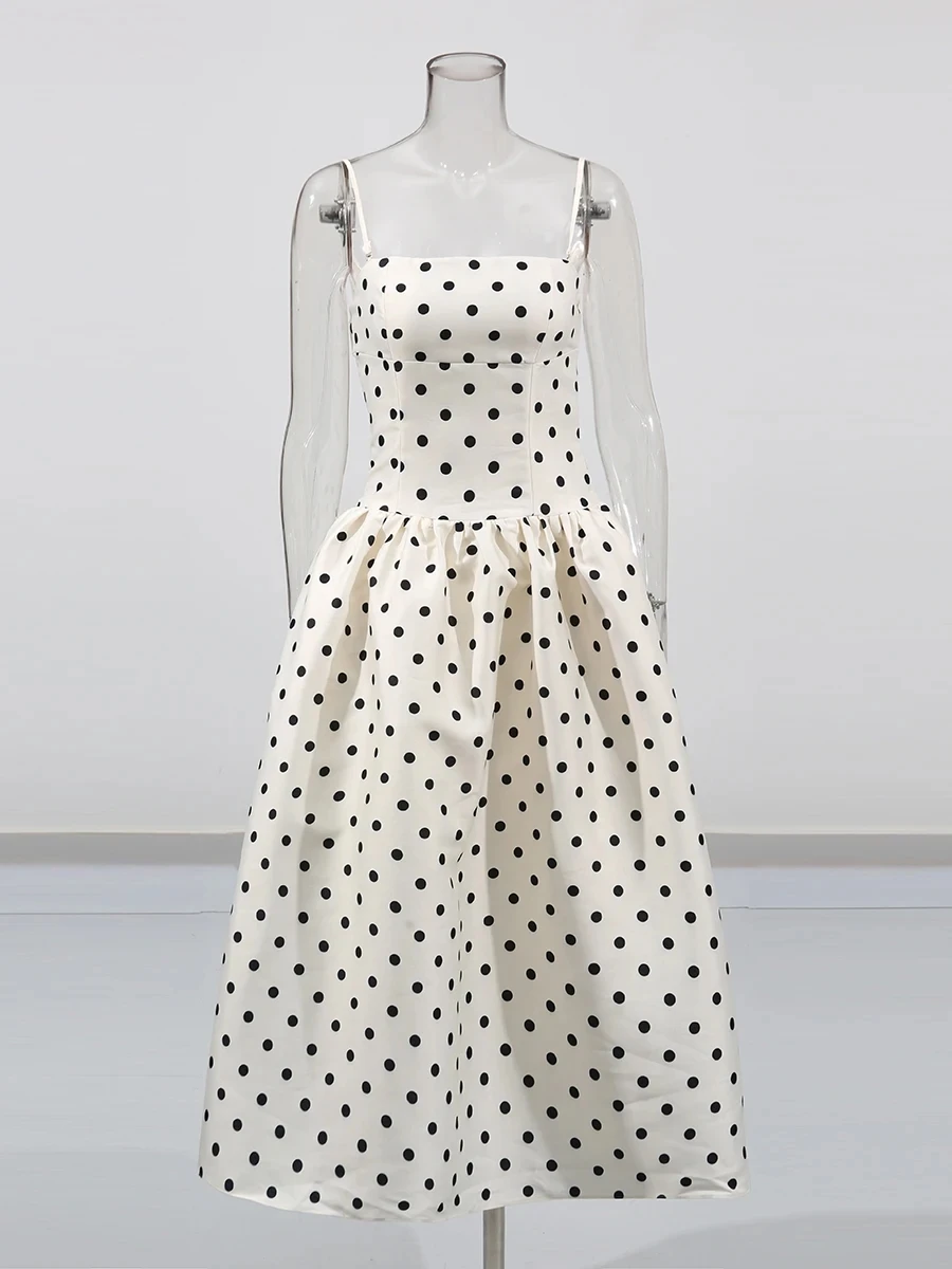 TWOTWINSTYLE, vestidos elegantes lisos adelgazantes con punto ondulado empalmado para mujer, vestido de cintura alta sin mangas con cuello cuadrado, ropa femenina