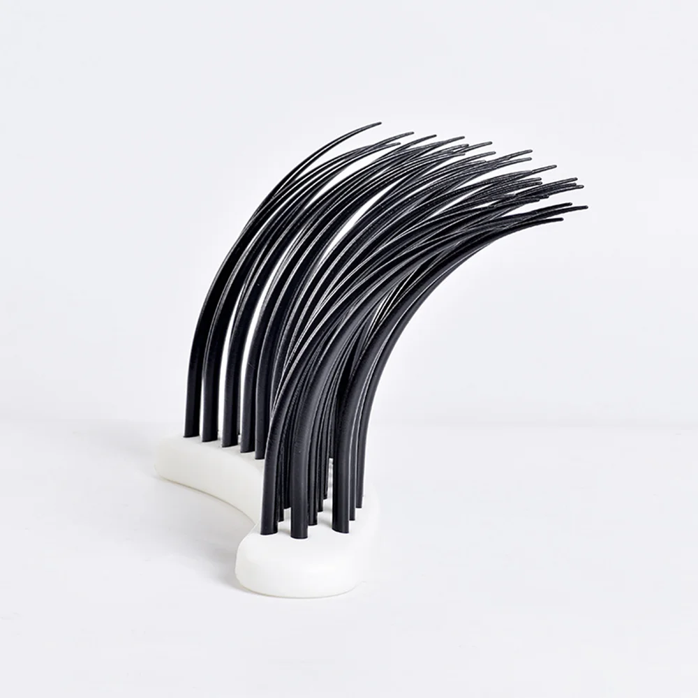 1 unidad, modelo de práctica de extensión de pestañas, modelo de pestañas para entrenamiento de pestañas, accesorio de entrenamiento de injerto de pestañas, pestañas de ejercicio educativo