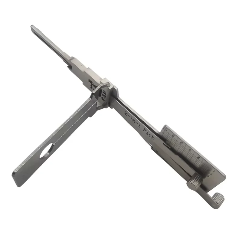 LISHI HU64 (8910) V.4 EXT 2 en 1 Decodificador de Cerraduras y Herramienta de Apertura de Puertas de Coche con Encendido para Cerrajeros, Herramienta de Apertura Automática con Fresado Lateral