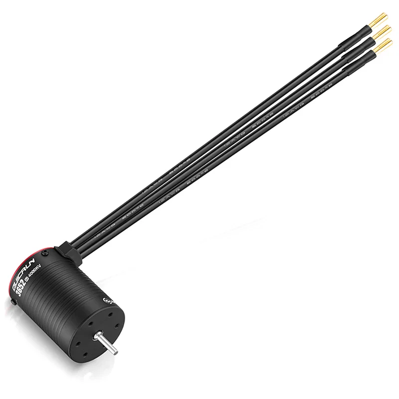 HobbyWing QuicRun WP 10BL120 G2 120A controlador de velocidad ESC sin escobillas impermeable sin sensor 3652 3660 G2 Motor para coches 1/10 RC
