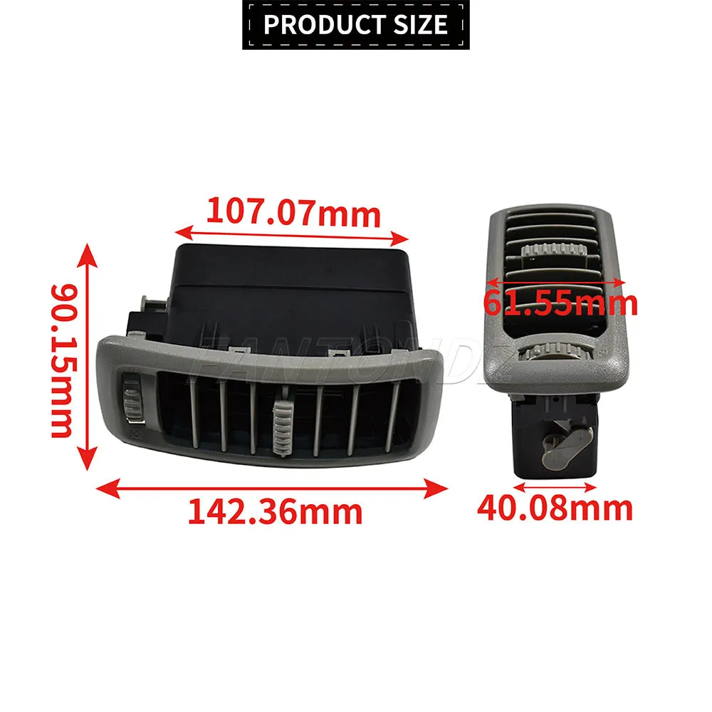 Para Renault Trafic Opel Vauxhall Vivaro Nissan Primastar Dash ventilación de aire 01-14 rejilla de calefacción difusor Panel central 7701054458