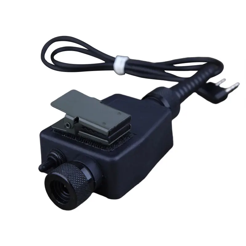 Cable de intercomunicación Emersongear para TEA PTT, interruptor de cable para radio Kenwood, interfaz de carga, walkie talkie, para caza y senderismo