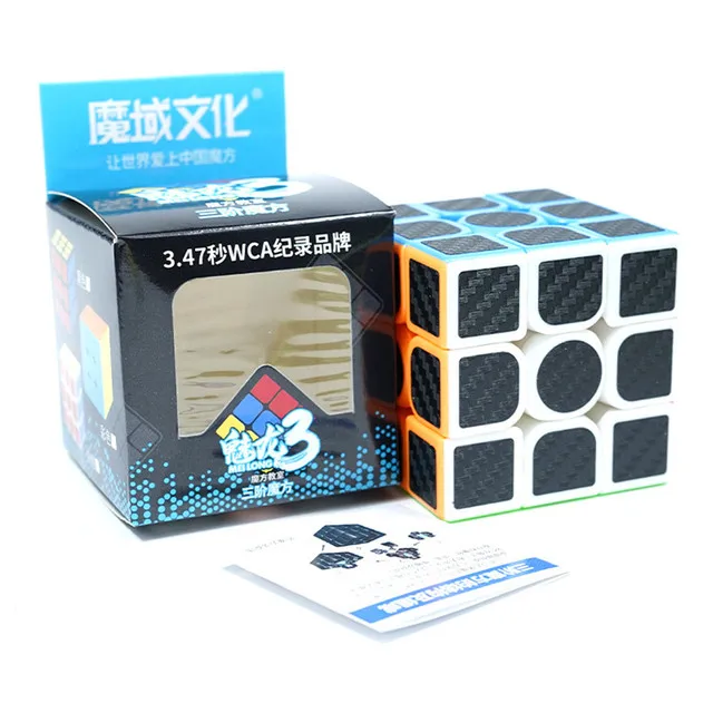 [ECube] Moyu Cubing Classroom Meilong 3/3C 3x3 magia sin pegatinas 3 capas de velocidad cubo mágico rompecabezas profesional juguetes para niños