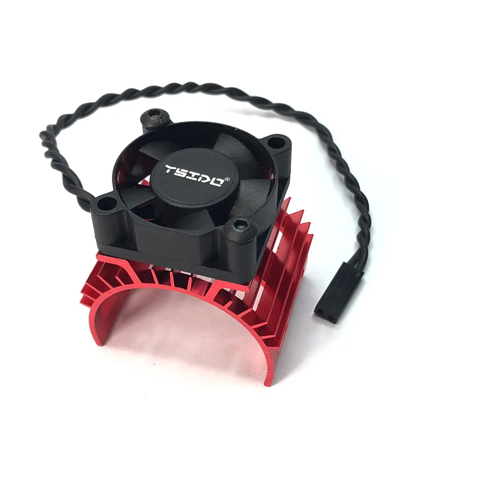 YSIDO RC Car 540 550 3650 3660 3665 cubierta de Motor eléctrico sin escobillas disipador de calor ventilador de refrigeración para Wltoys 124017 124016   Piezas
