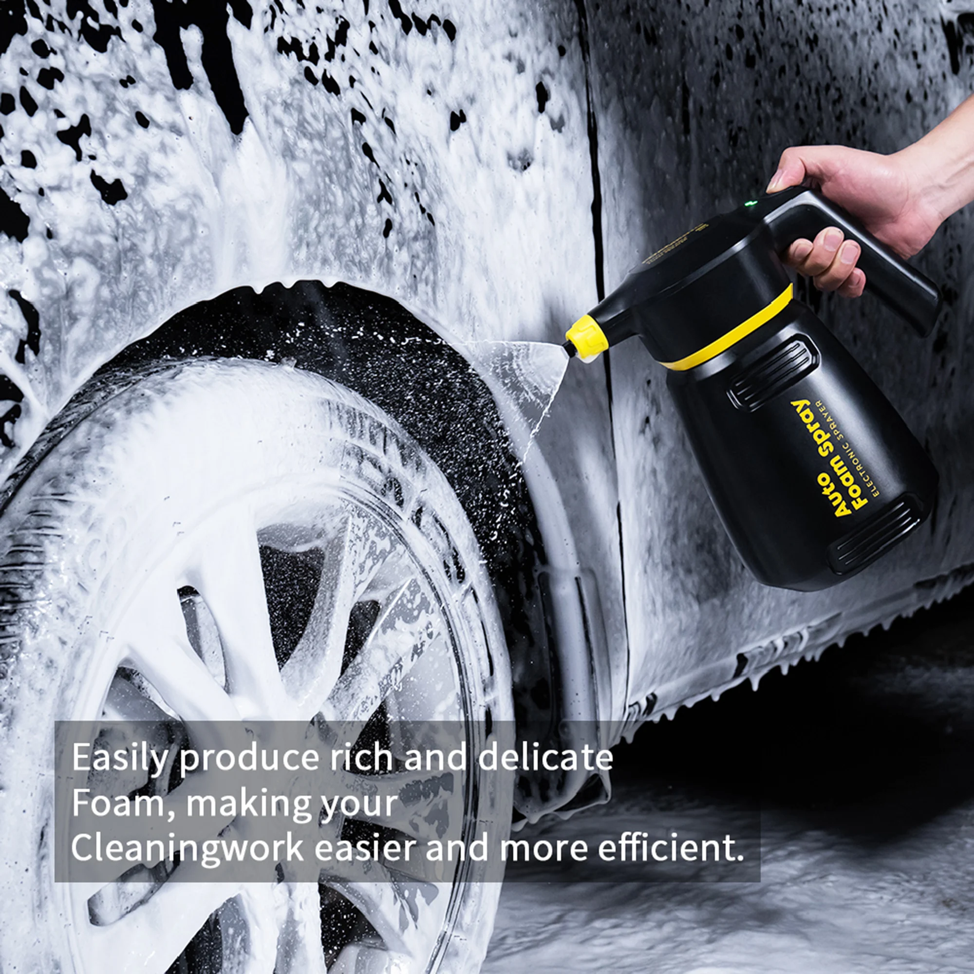 Pulverizador de espuma eléctrico para lavado de coches, cañón de nieve para limpieza de motocicletas, pistola de agua de alta presión, generador, lanza Manual Wap