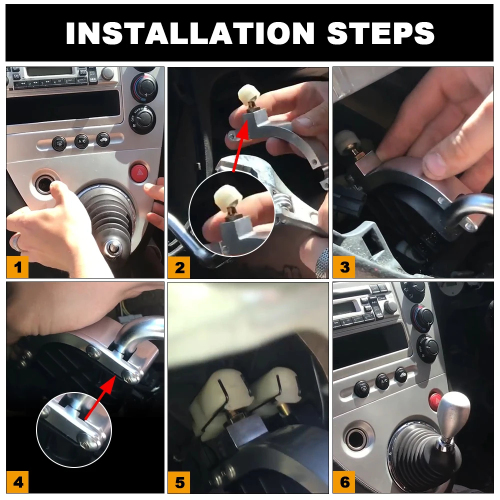 Kit adaptador de palanca de cambios corta de aleación de aluminio para Honda Civic 2002 2003 2004 2005 SI EP3 Acura RSX tipo-s 2002- 2006 accesorios de coche
