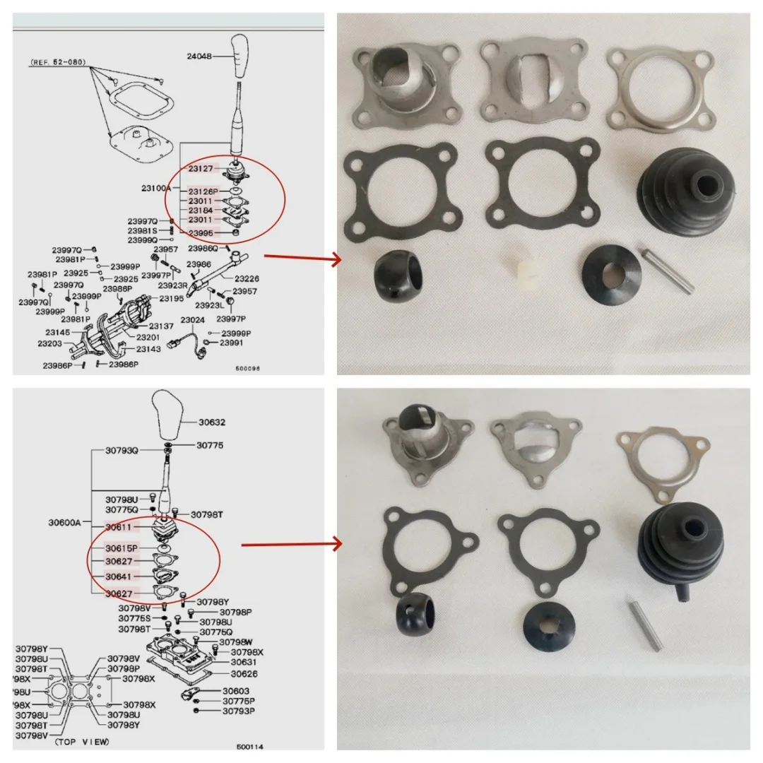Kit de Reparación del Mecanismo de Cambio de Marchas/Transmisión M/T para Pajero Montero V31W V33W V43W MR110456 MR567088 MD739289 MR110604