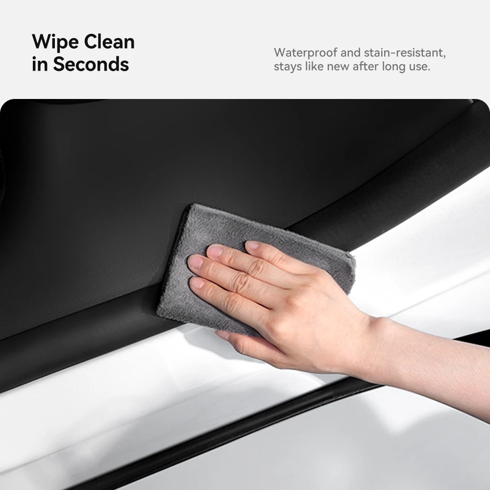 YZ para Tesla Model Y Juniper 2021-2025 cubierta de protección de pista de asiento delantero de coche umbral de puerta trasera placa antipatadas decoración Interior