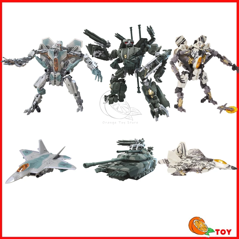 En stock Transformers juguetes serie de estudio Clase V KO Brawl Starscream Brawl modelo Robot colección figuras de acción juguetes regalos