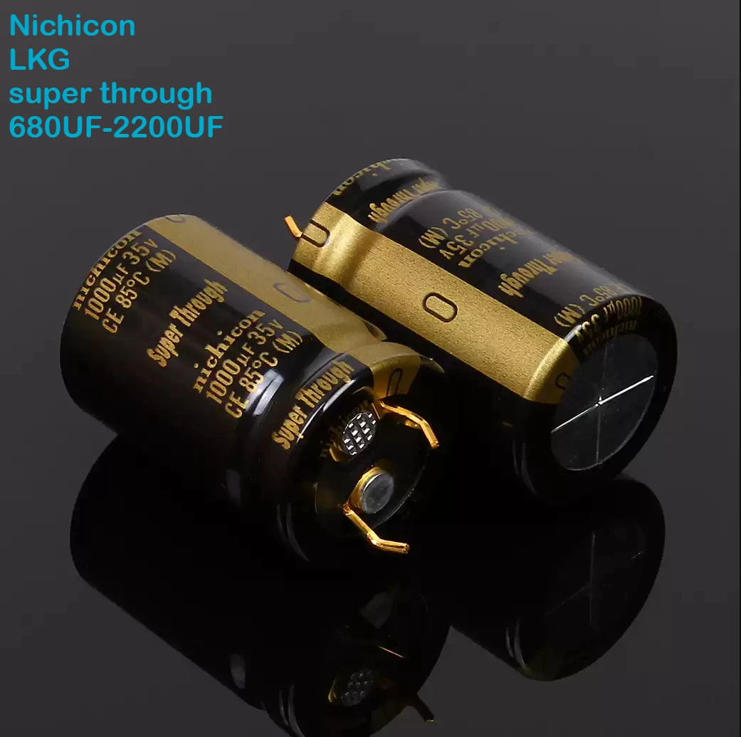 2PCS nichicon LKG TYPE-III 680UF 1000UF 2200UF 25V 35V 50V 63V 100V Super Through Audio Capacitor HI-FI KG envío gratis