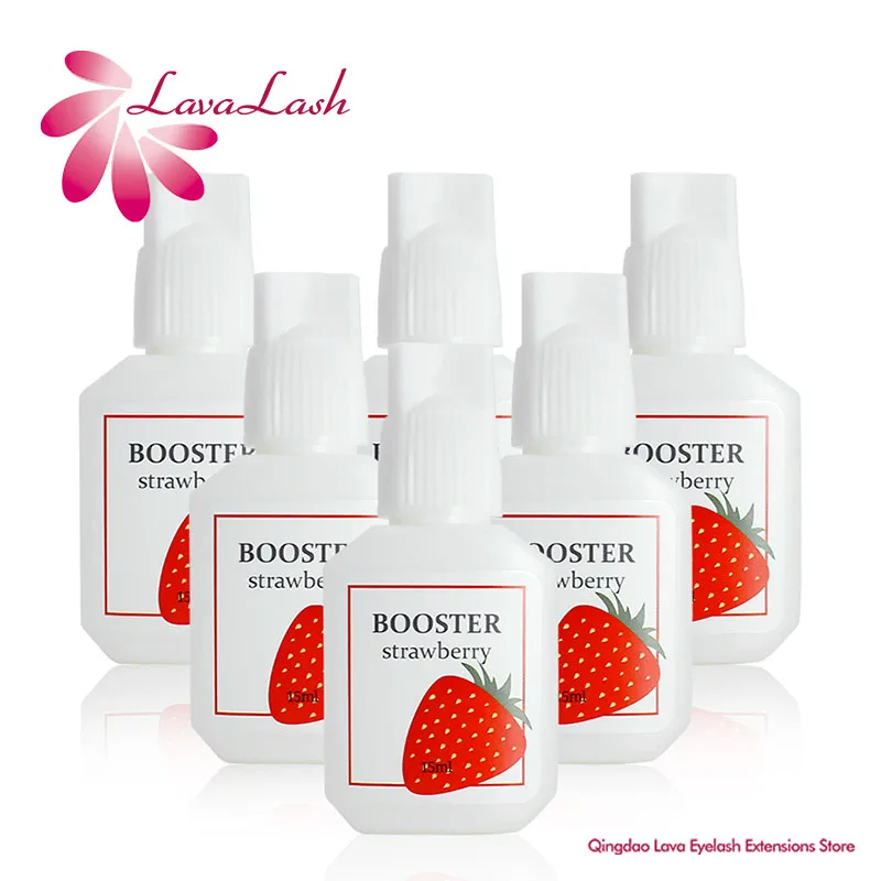 10 botellas de pegamento para extensión de pestañas, potenciador de plátano puro Corea, 15ml, Super Bonder, herramientas de maquillaje duraderas y transparentes, imprimación de fresa pura