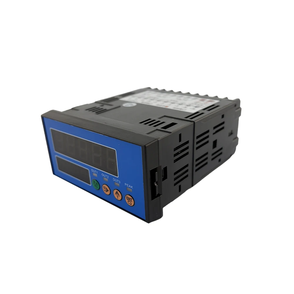 Sistema de Control Industrial con Sensor de Pesaje de Fuelle Redondo de 10kg-5T e Indicador Digital con 3 Salidas de Alarma por Relé