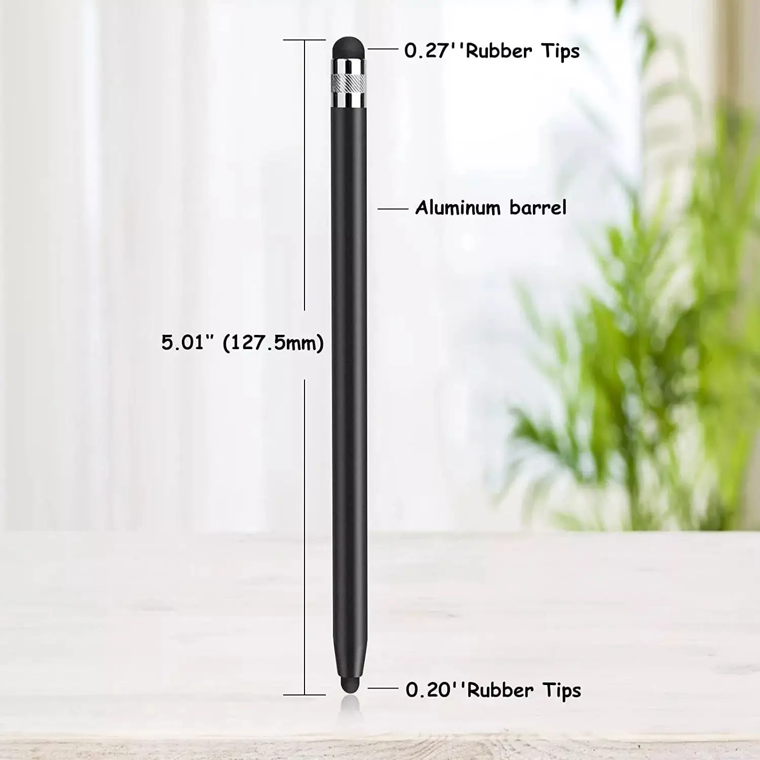 Bolígrafo para tableta, lápiz Universal, lápiz capacitivo, doble cabezal de silicona para iPad, Android, Samsung, Huawei, Lenovo, teléfono inteligente