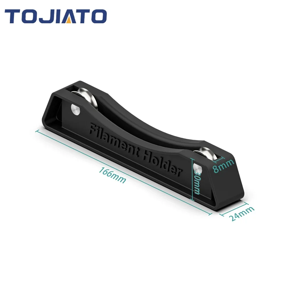 Soporte de carrete de filamento de 1KG, diseño de rodamiento, estantes consumibles, suministros, asiento fijo para filamento de impresora 3D, soporte PLA/PETG/ABS