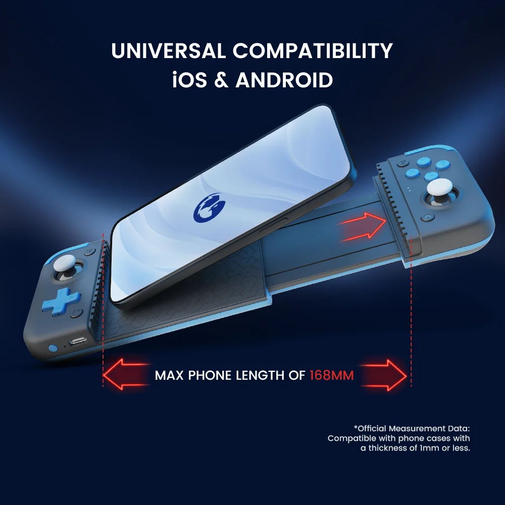 GameSir X2s Mando de Juego Móvil para Teléfonos Android, Controlador de Juegos para Cloud Gaming, Xbox Game Pass, STADIA, XCloud, Joystick con Efecto Hall