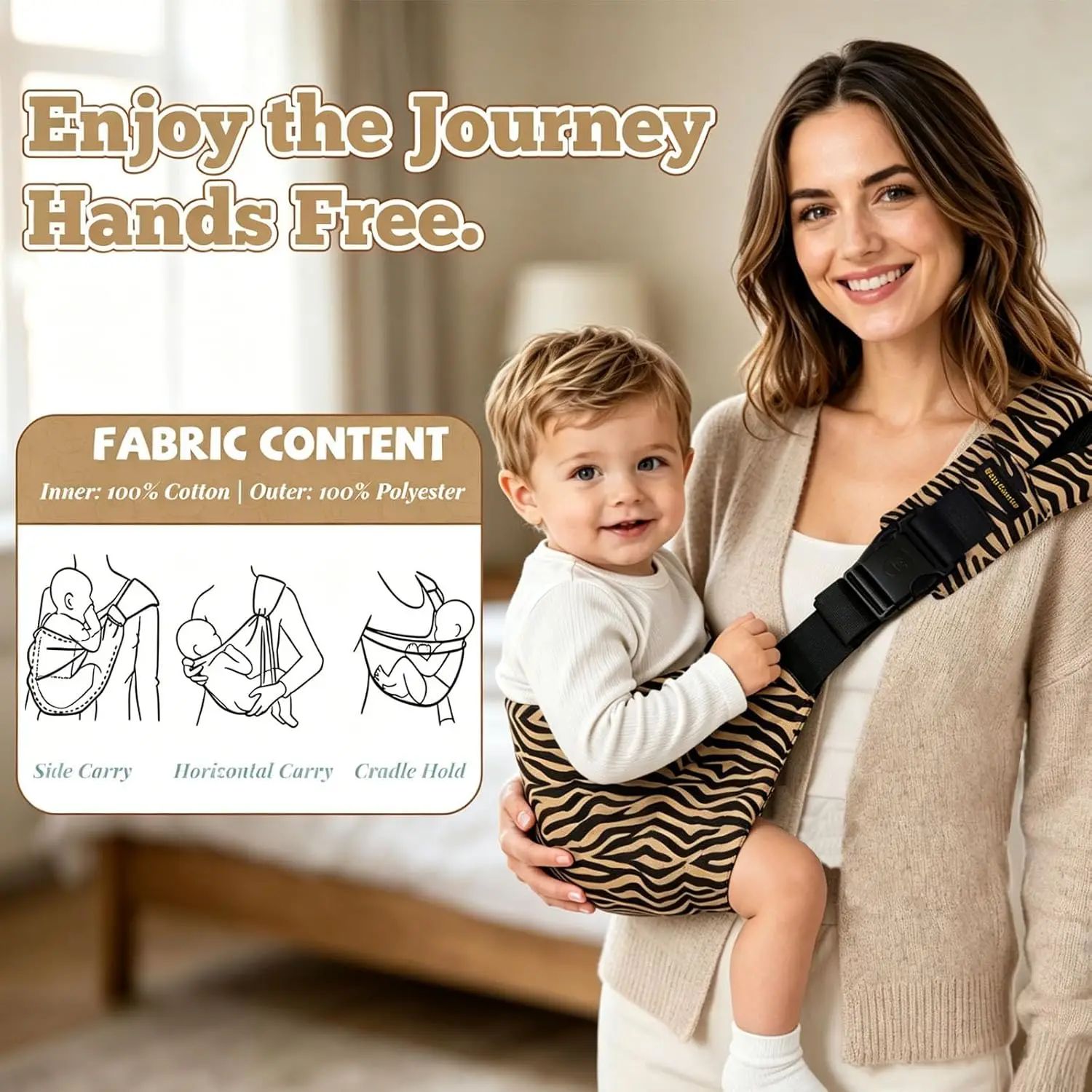 Portabebés Portátil, Mochila Portabebés, Bolso de Hombro para Bebés, Mochilas para Recién Nacidos, Bolsos para Bebés