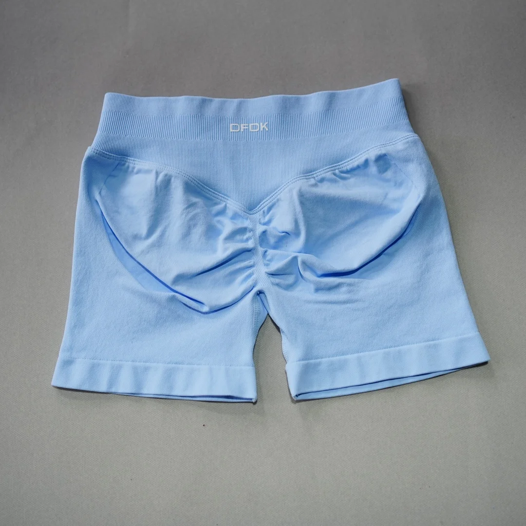 DFDK Pantalones Cortos de Yoga de Cintura Alta para Mujer, con Efecto Scrunch y Realce de Glúteos, Ideales para Entrenamiento, Fitness, Gimnasio, Correr y Deportes, Leggings Atléticos Anti-Sentadillas