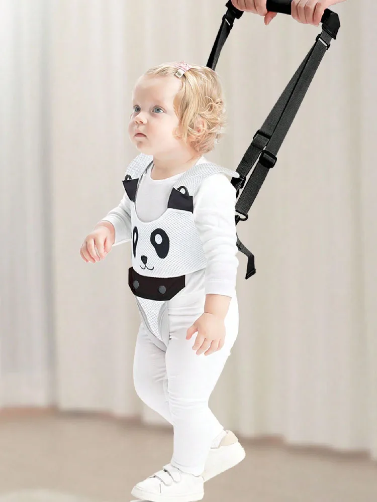 Arnés de apoyo para caminar para bebés, de una sola pieza: dispositivo de ayuda para caminar que se sostiene con la mano, cinturón de apoyo para niños pequeños, herramienta para el entrenamiento de la marcha.