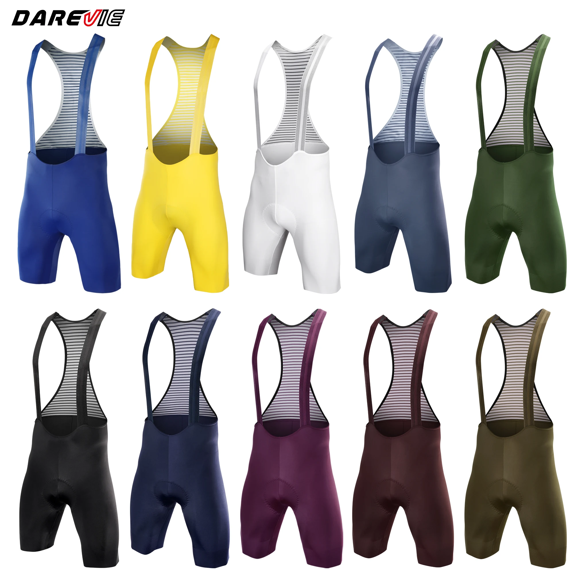 DAREVIE Pantalones cortos de ciclismo para hombre Bretelle Seamless 2.0 PRO nivel hombres mujeres pantalones cortos de ciclismo para hombre pantalones cortos de ciclismo para hombre