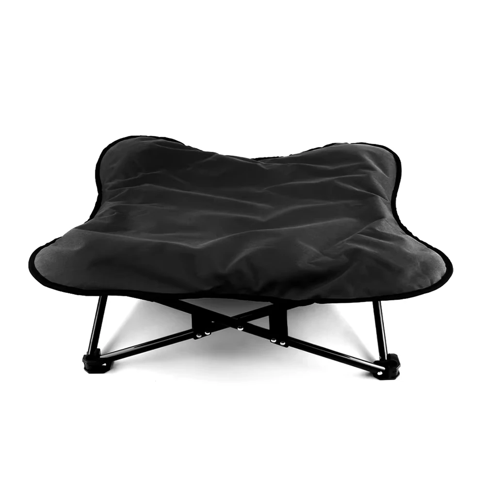 Cama de acampada para mascotas desmontable y lavable, cama con estructura de hierro para perros, perrera plegable portátil para acampar para todas las estaciones