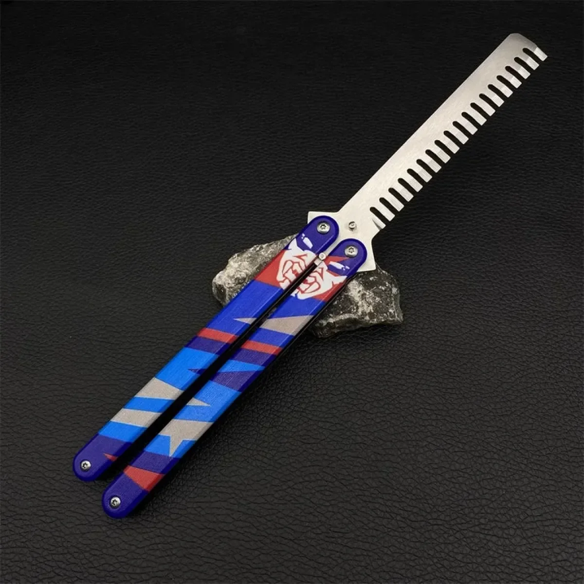 Arma Valorant de 23cm, elegante peine de mariposa de Yoru, GO Vol 2, juego de cuerpo a cuerpo, espada samurái de Metal periférica, modelo de arma, regalos, Juguetes