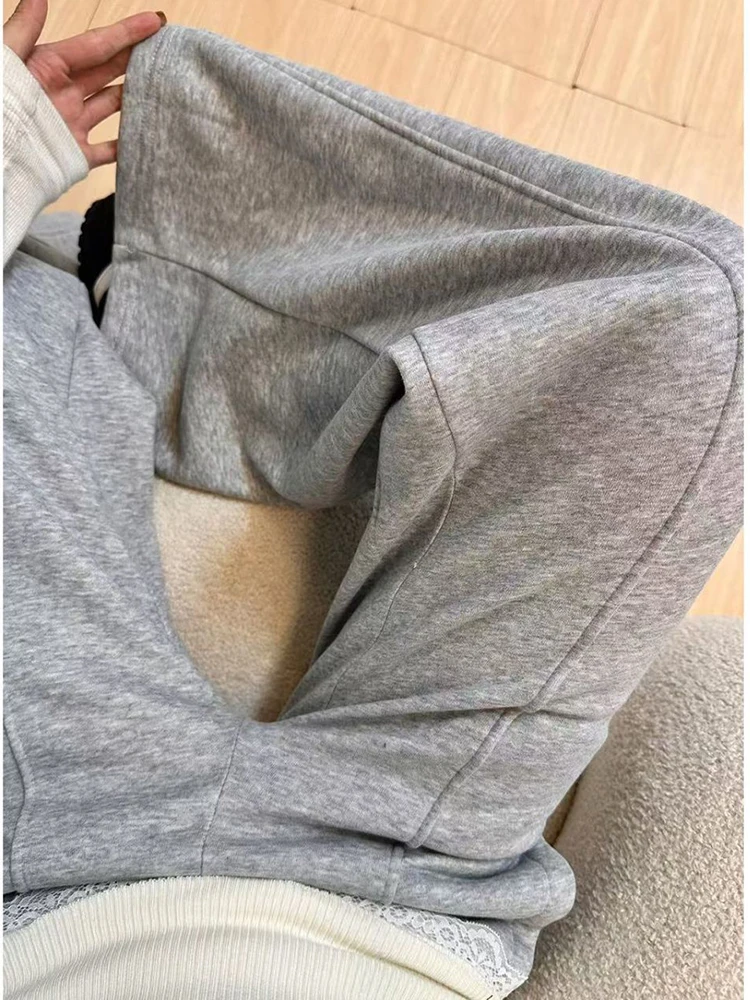 Pantalones Harajuku Y2K para mujer, ropa de calle de los años 2000, pantalones de chándal holgados Vintage de los años 90, pantalones para correr de pierna ancha de cintura alta Retro, ropa nueva