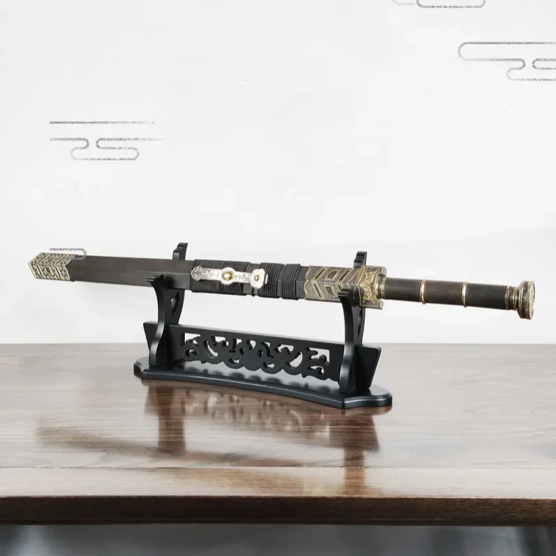 Soporte de madera para katana, estante de almacenamiento para espadas de dragón, base de exhibición, organizador decorativo para katana y sable japonés.