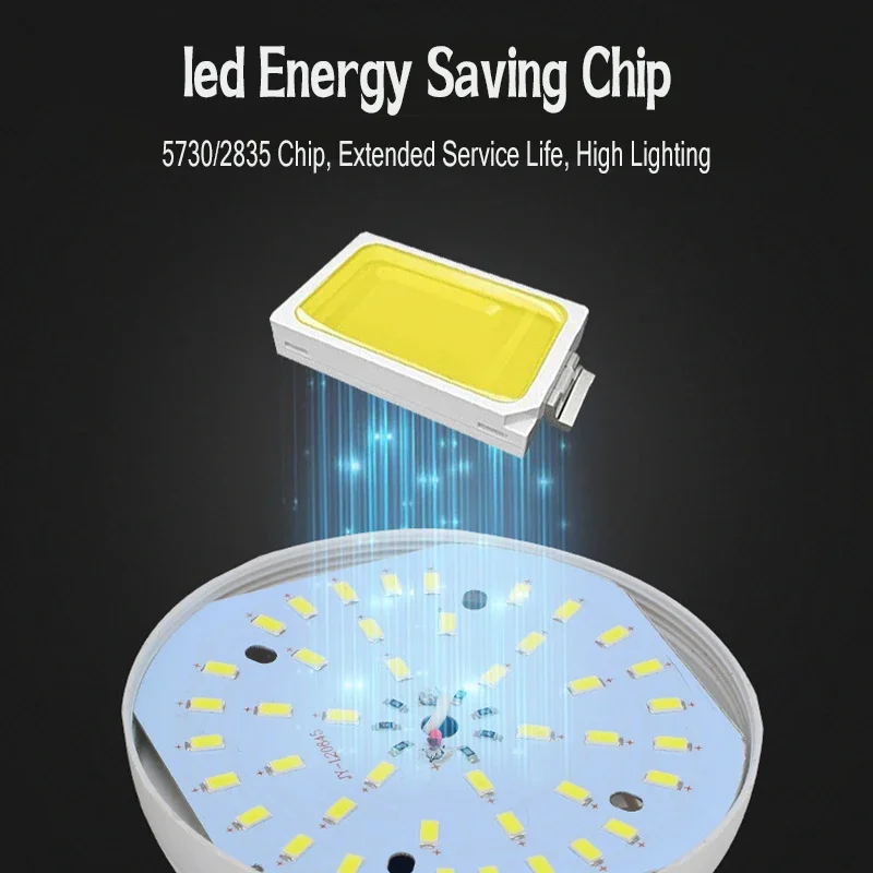 Luz de Camping de 60W y 80W, lámpara LED de emergencia recargable por USB, linternas portátiles para exteriores con gancho para tiendas de barbacoa, bombilla de batería