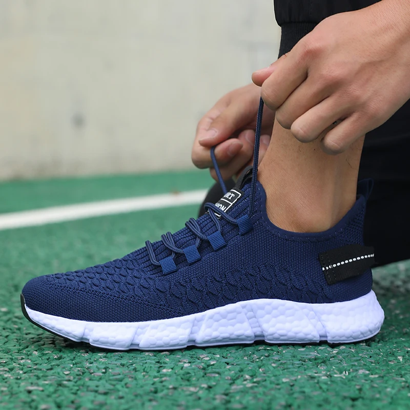 Zapatillas deportivas de moda para hombre, zapatillas ligeras transpirables para correr, novedad de 2025, zapatillas informales para caminar para hombre y mujer, Tenis femeninos