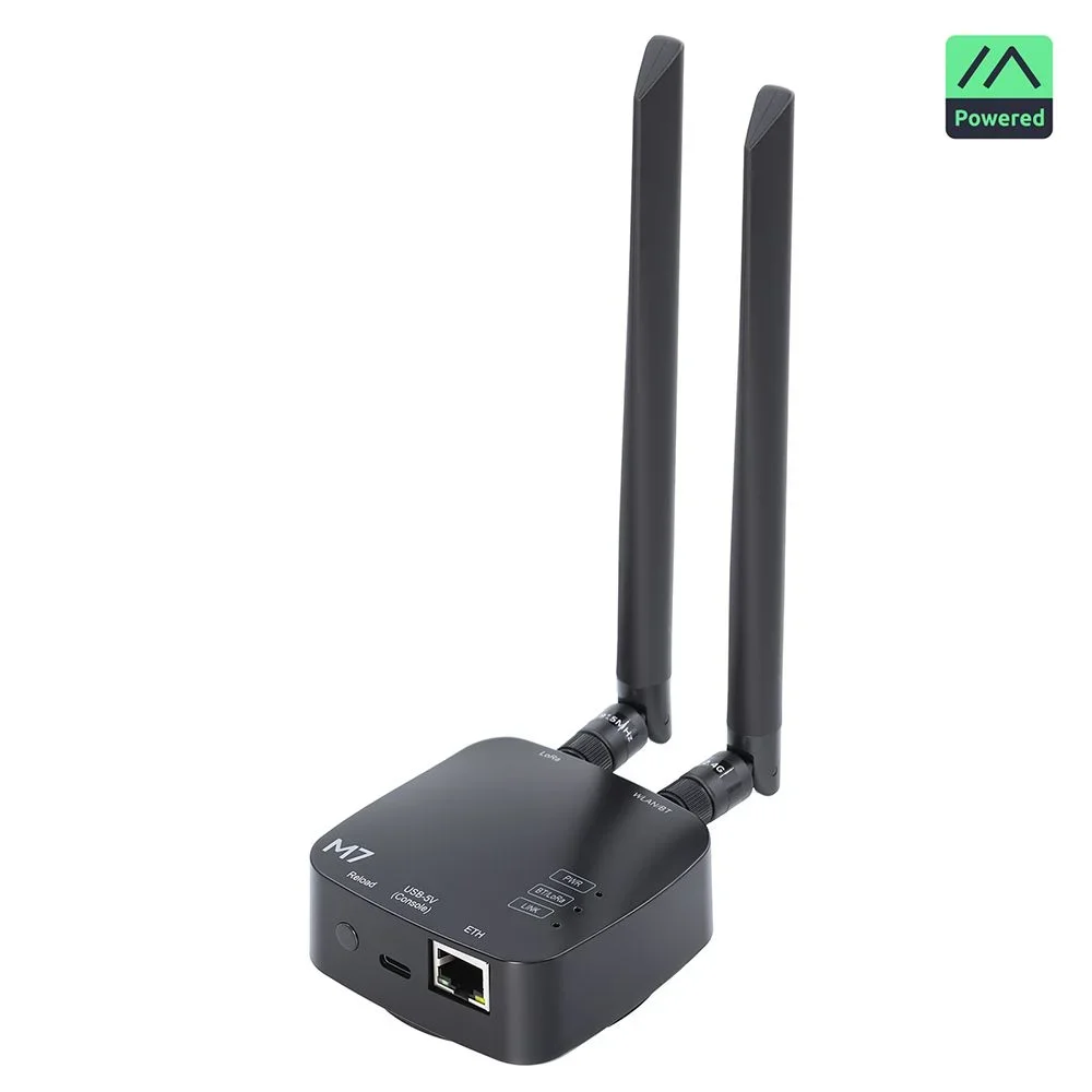 ThinkNode M7 Meshtastic - Gateway de Comunicación Inalámbrica con Soporte de Alimentación PoE, Antena Incluida, con Tecnología ESP32-S3 LR1110