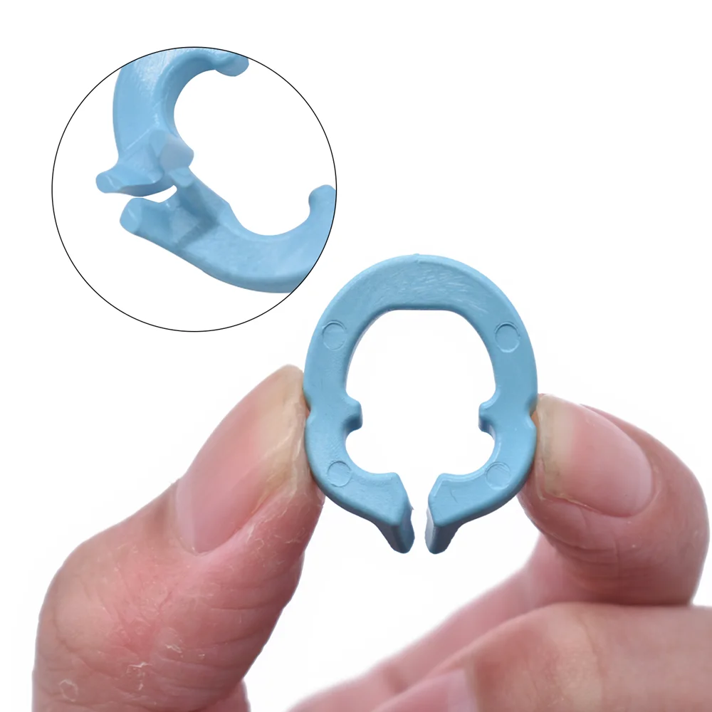 4 unids/set de anillo de sujeción de resina Dental, anillo separador, soporte de Matrices contorneadas seccionales, abrazadera fija Autoclavable
