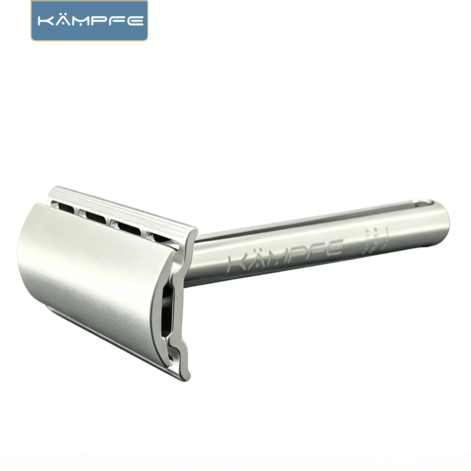 KAMPFE Maquinilla de Afeitar Tradicional de Doble Filo para Hombre, de Aluminio, Ligera, para Afeitado en Húmedo, Regalo para el Día del Padre