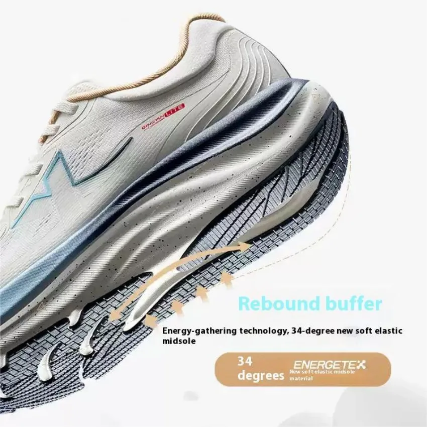 Xtep QINGYUN LITE zapatillas de correr para hombre 2025 primavera amortiguación resistente al desgaste zapatillas ligeras y cómodas 975219110056