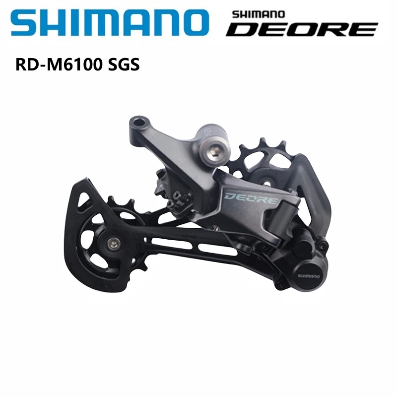 Desviador Trasero Shimano DEORE Serie M6100 RD-M6100 RD-M6200 SGS de 12 Velocidades, de Aluminio, para Bicicleta de Montaña, Piezas Originales