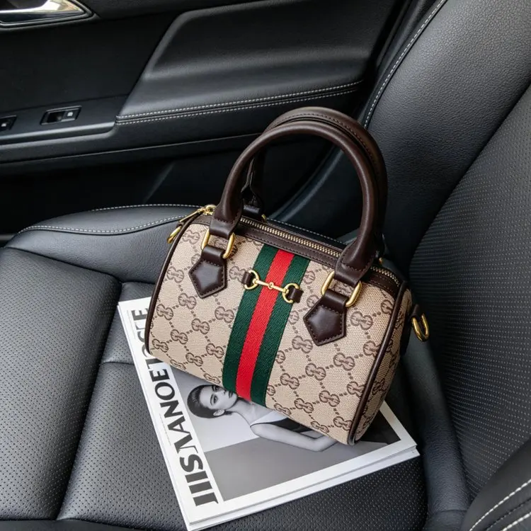 Bolsa de Pañales de Lujo para Mujer, Bolso Tote de Cuero Vintage, Bolso Bandolera Minimalista de Diseñador, Gran Capacidad, Elegante y a la Moda