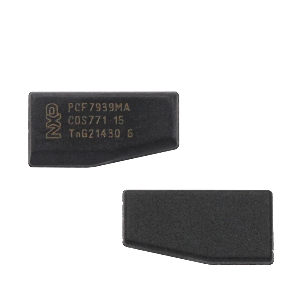 Original PCF7939MA (TP39) llave de coche en blanco carbono 4A Hitag AES Chip transpondedor para Renault Dacia Duster Nissan Hyundai Fiat