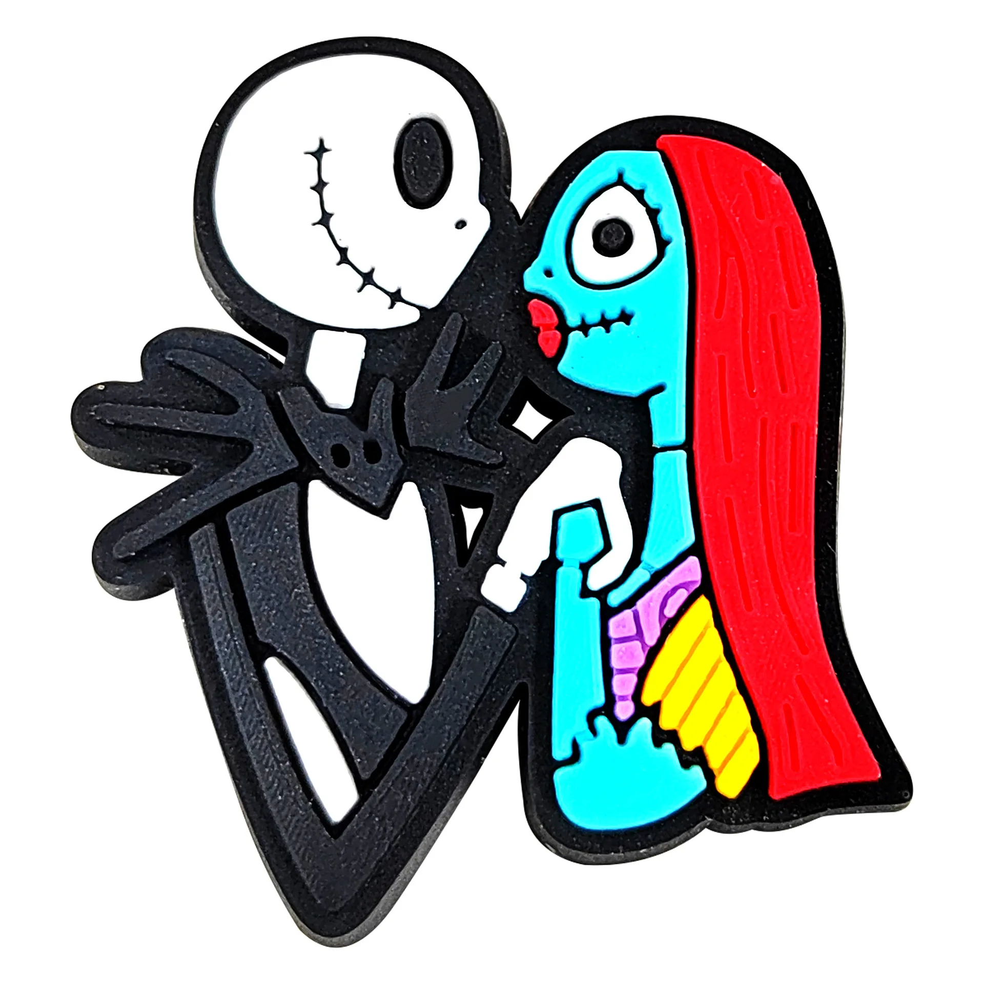 Mesuca 16 piezas de dijes de PVC de dibujos animados de Pesadilla Antes de Navidad para zapatos, accesorios DIY para zapatos de jardín, adornos de Halloween