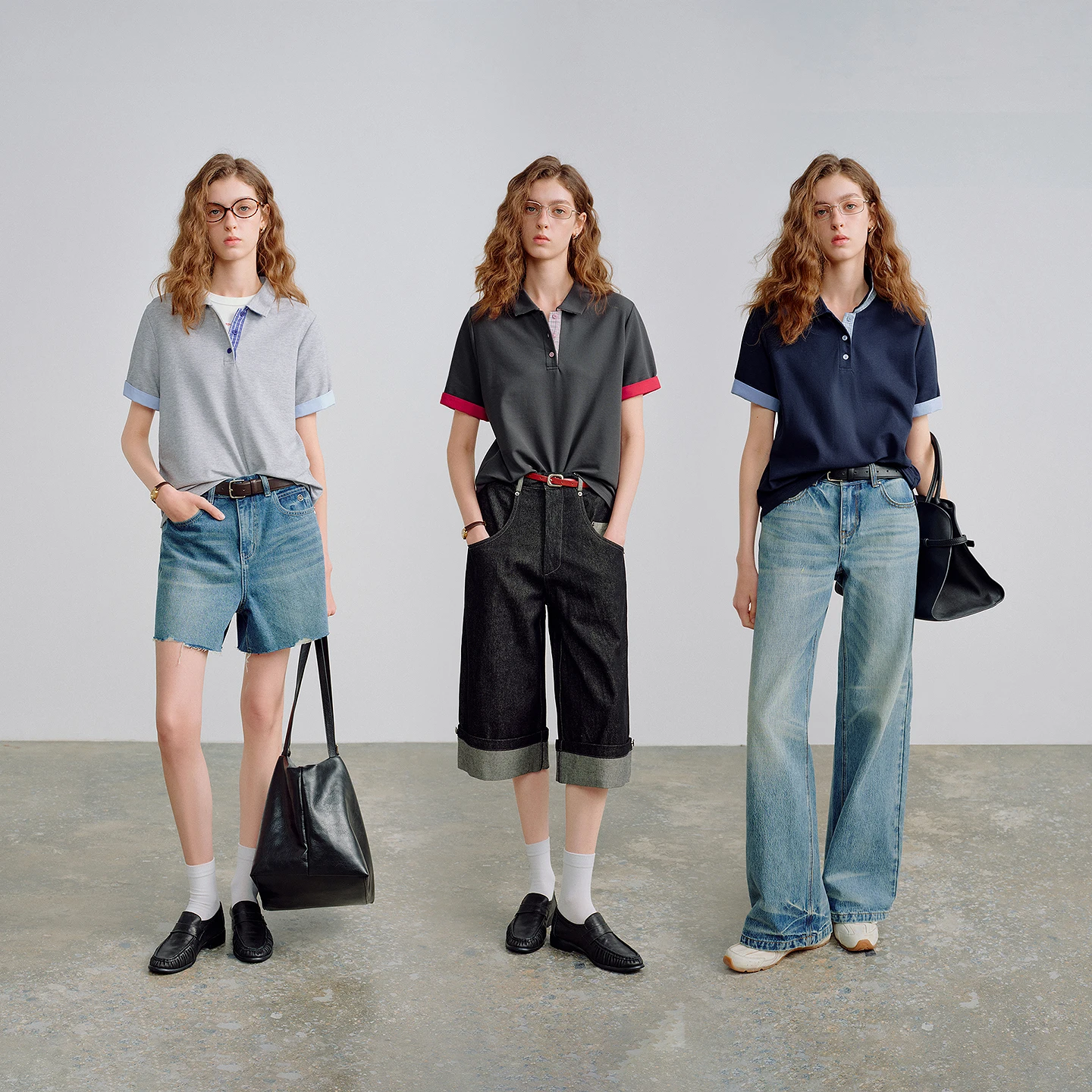 TOYOUTH-Polo de Piqué para mujer, camisetas informales Vintage con manga plegable a cuadros y bloques de Color mejorado, novedad de verano 2026