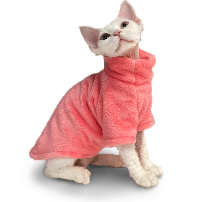 Ropa de moda para gatos, suéter para gatos Sphynx, ropa para gatitos, Sudadera con capucha para perros, ropa para gatos Sphinx, monos para mascotas