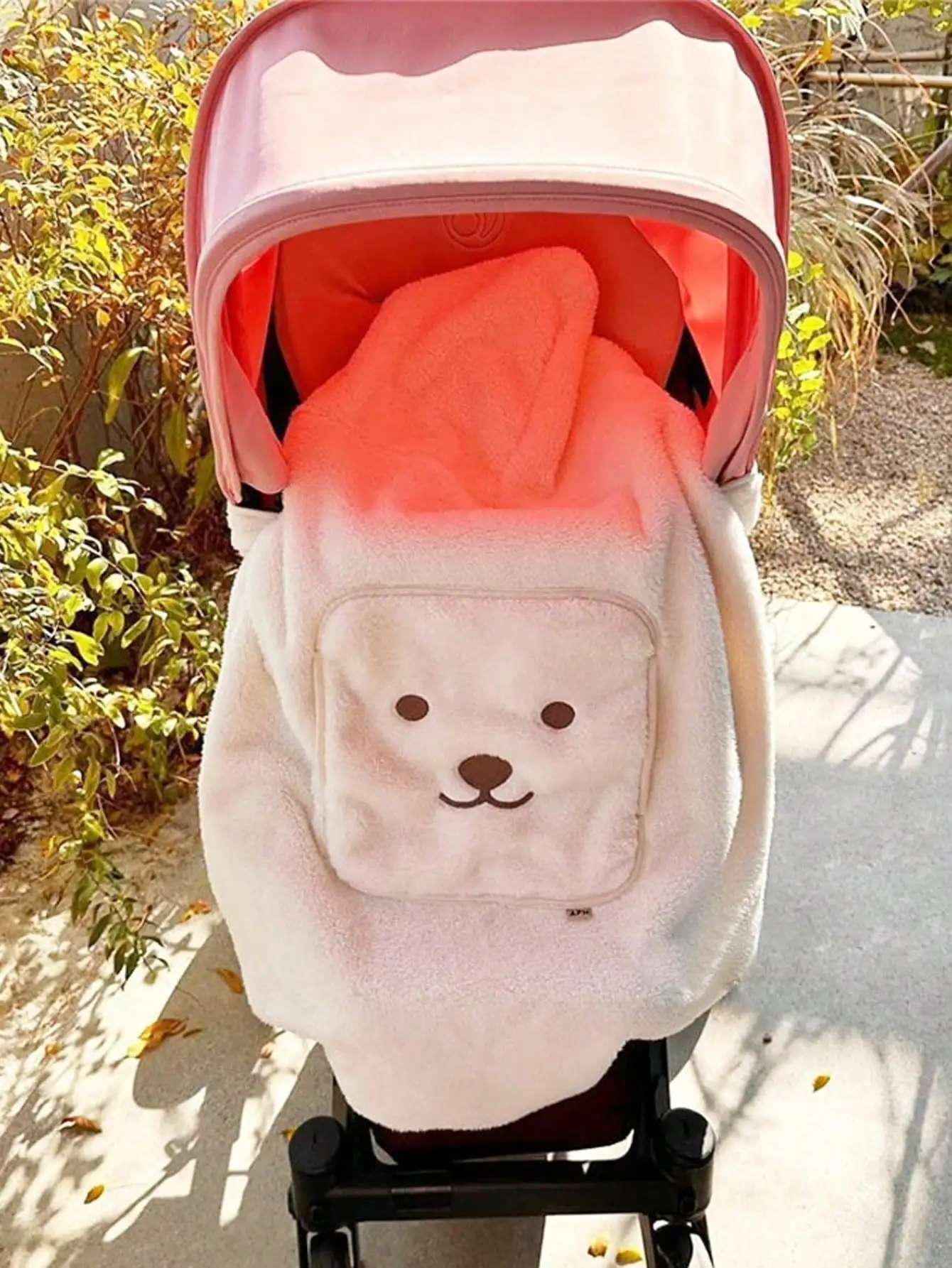 1 unidad: cubierta protectora contra el viento para el asiento de la canguro, con diseño de dibujos animados, ideal para paseos en primavera, cubierta protectora contra el viento para cochecitos, cubierta portátil para cochecitos, cubierta protectora contra el viento multifuncional para bebés, ¡un artículo imprescindible para viajes al aire libre!